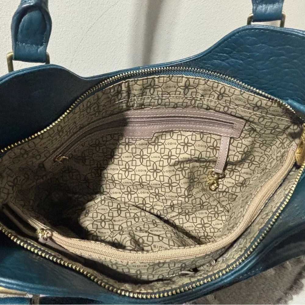 ❤️Lodis by Vince Camuto Teal Handbag - Picture 8 of 8